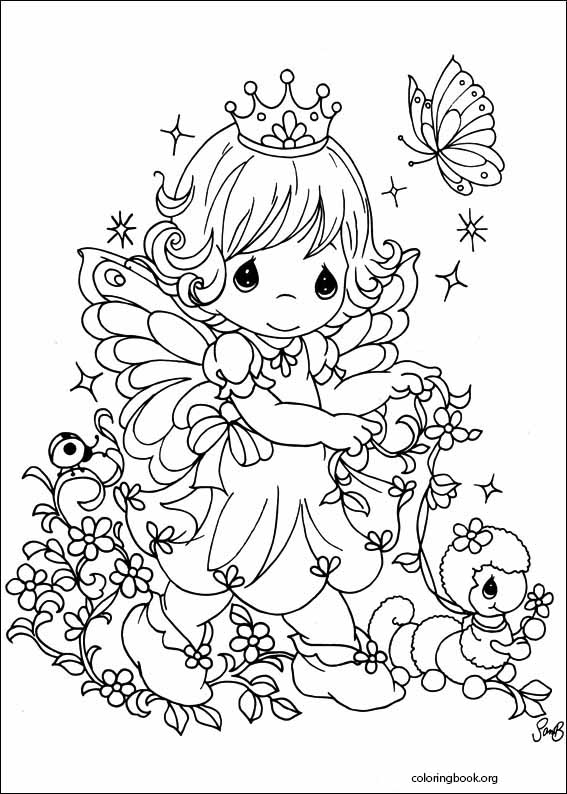 Precious Moments coloring page (002)