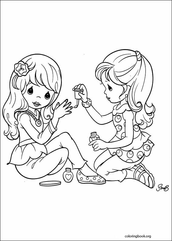 Precious Moments coloring page (003)
