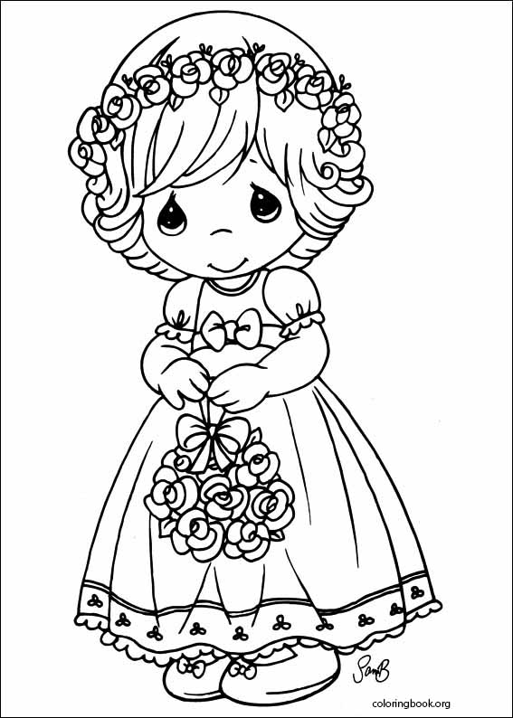Precious Moments coloring page (007)