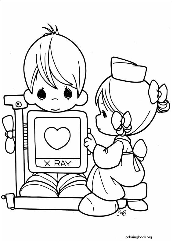 Precious Moments coloring page (010)
