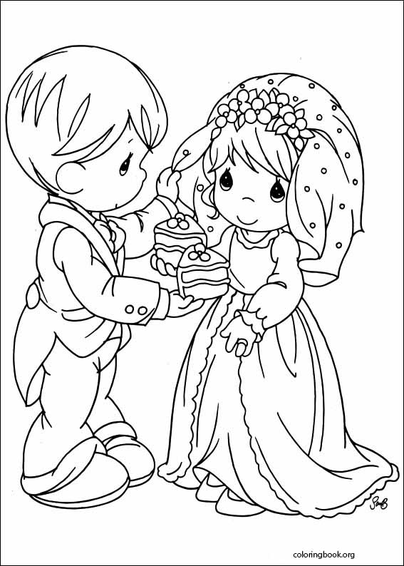 Precious Moments coloring page (013)