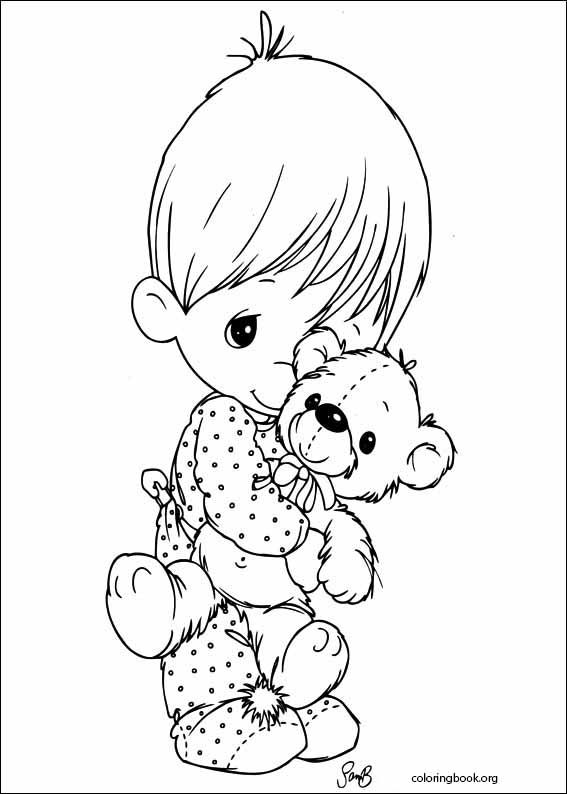 Precious Moments coloring page (014)