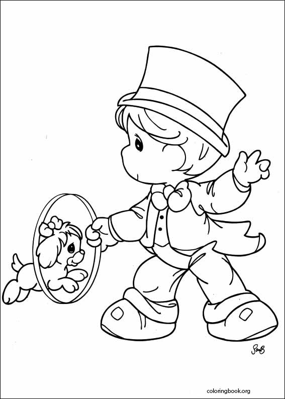 Precious Moments coloring page (016)