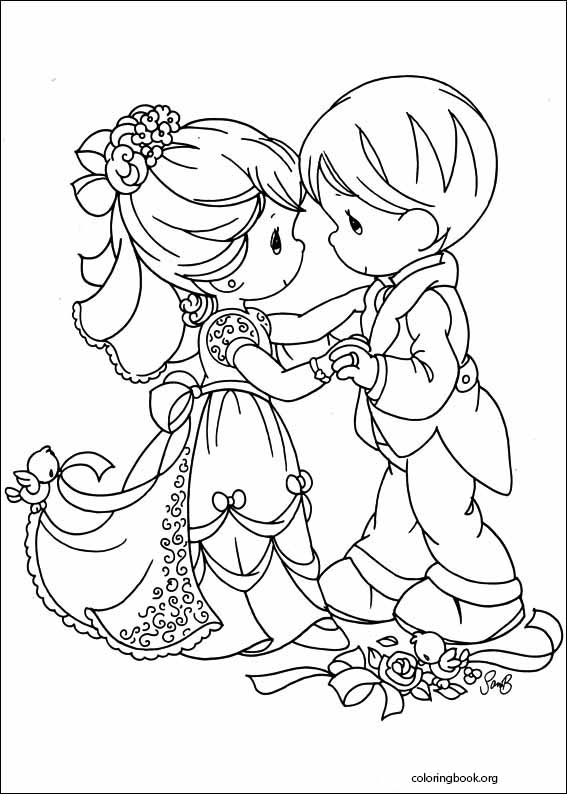 Precious Moments coloring page (017)