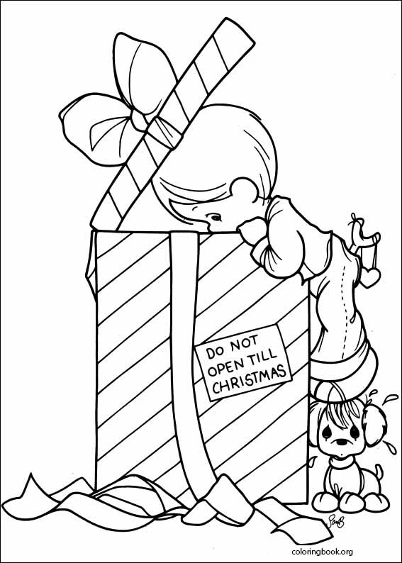 Precious Moments coloring page (019)