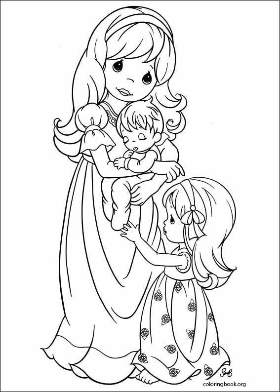 Precious Moments coloring page (023)