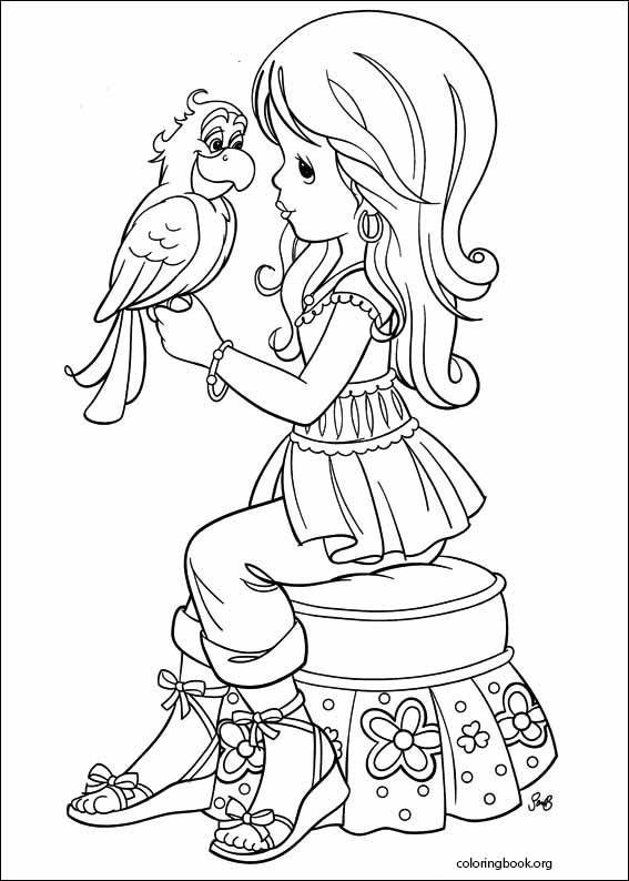 Precious Moments coloring page (025)