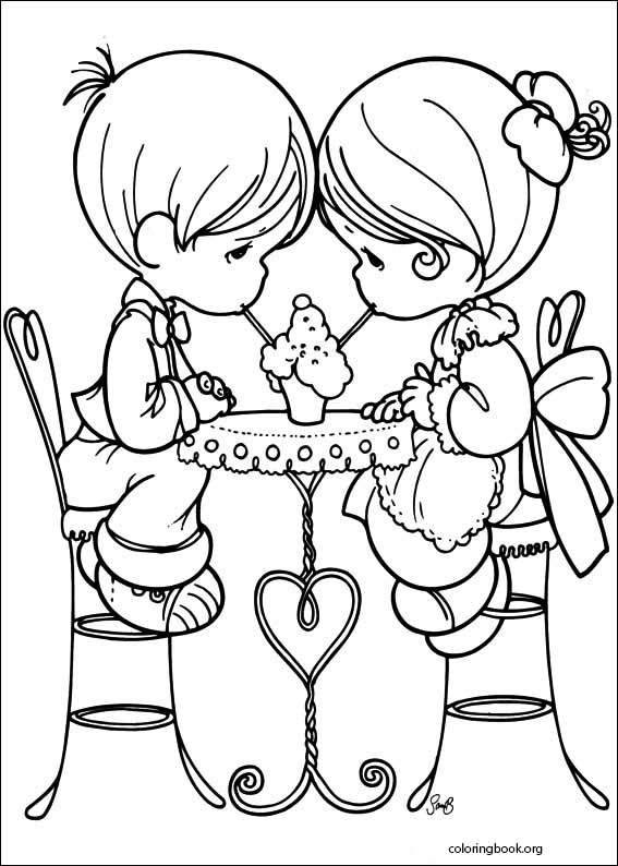 Precious Moments coloring page (026)