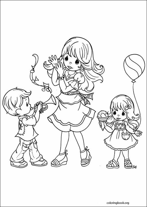 Precious Moments coloring page (027)