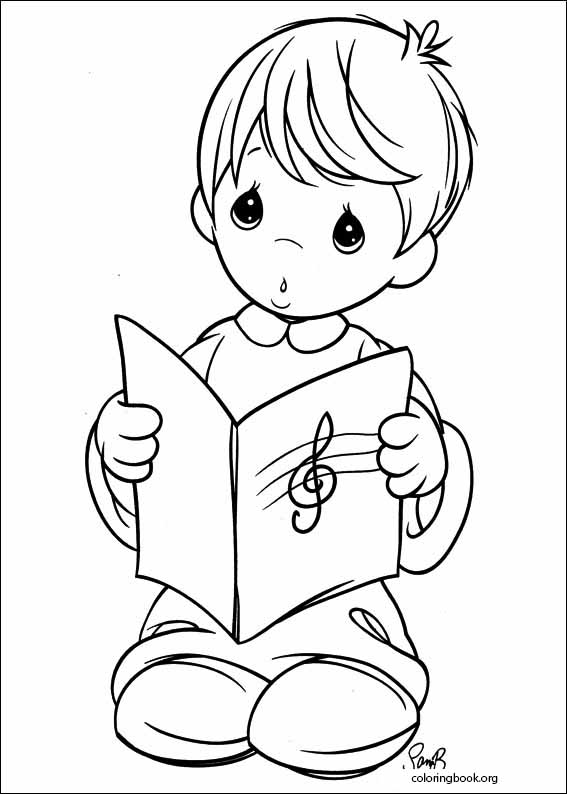 Precious Moments coloring page (034)
