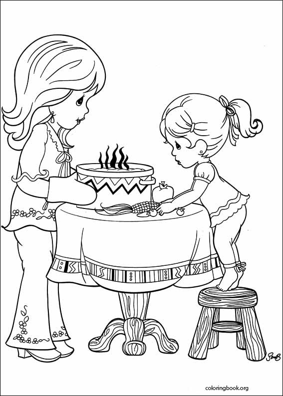 Precious Moments coloring page (035)