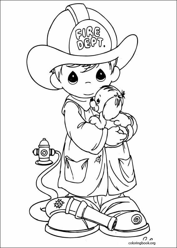 Precious Moments coloring page (040)