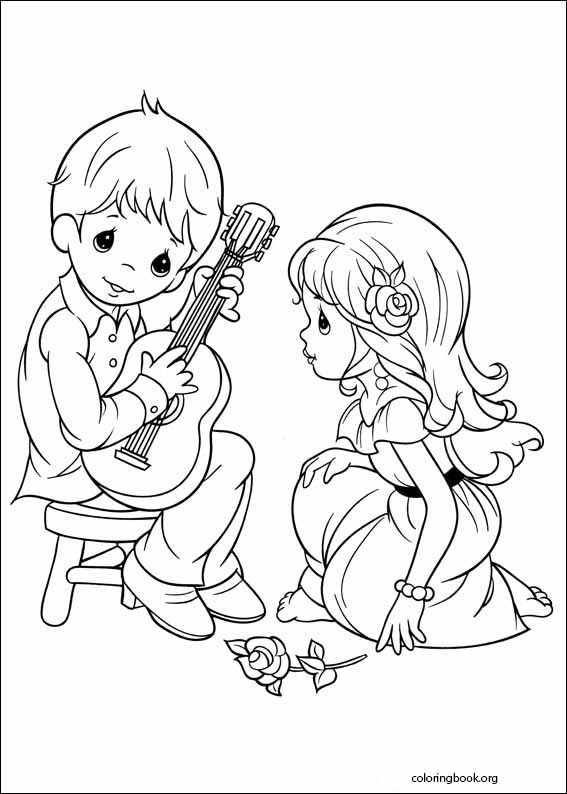 Precious Moments coloring page (049)