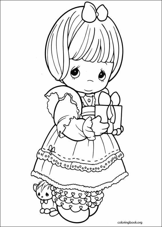 Precious Moments coloring page (050)