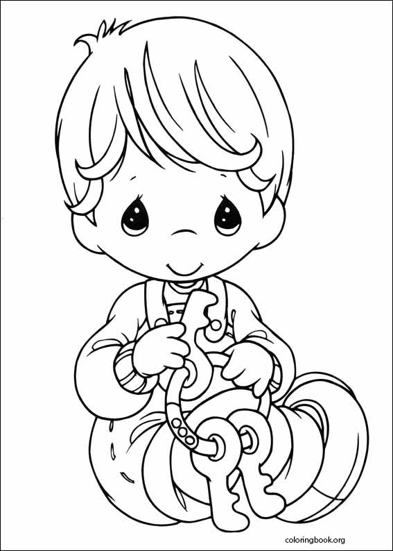 Precious Moments coloring page (053)
