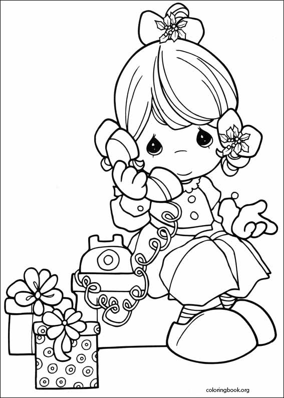 Precious Moments coloring page (056)