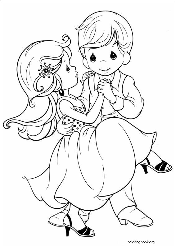 Precious Moments coloring page (058)