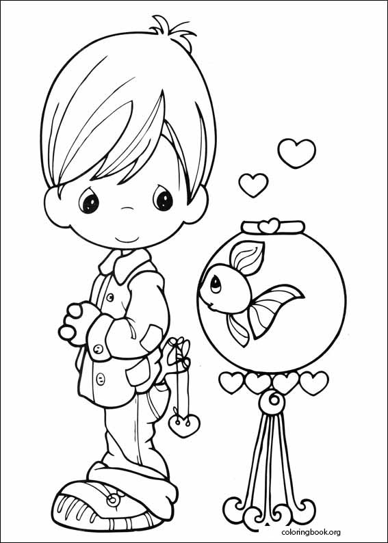 Precious Moments coloring page (059)