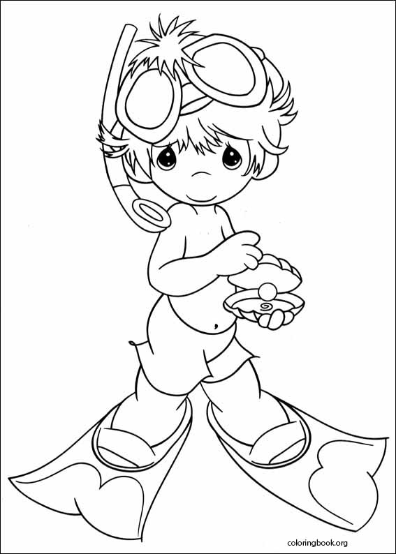 Precious Moments coloring page (060)