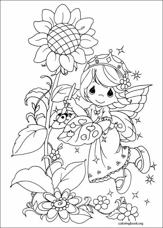 Precious Moments coloring page (065)