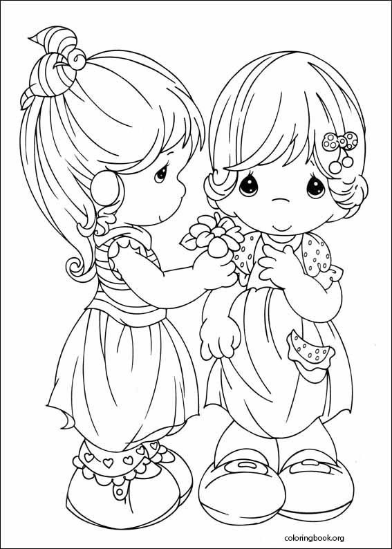 Precious Moments coloring page (066)