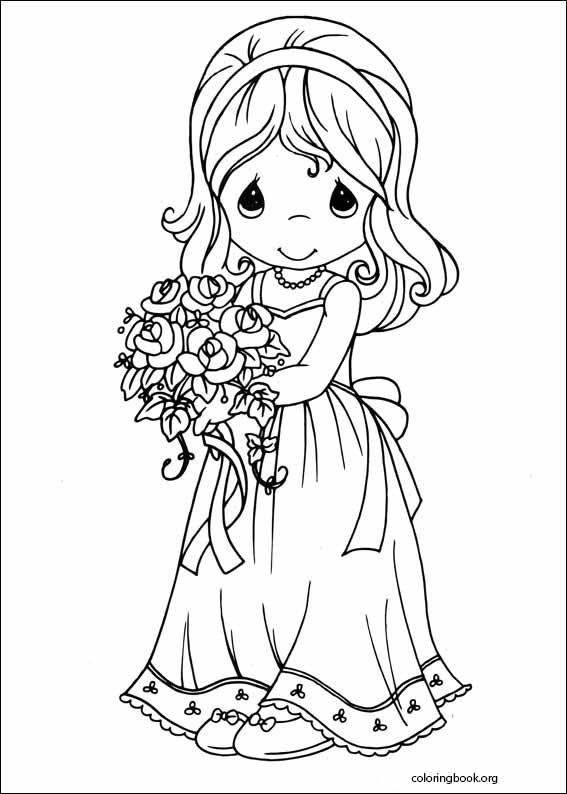 Precious Moments coloring page (070)