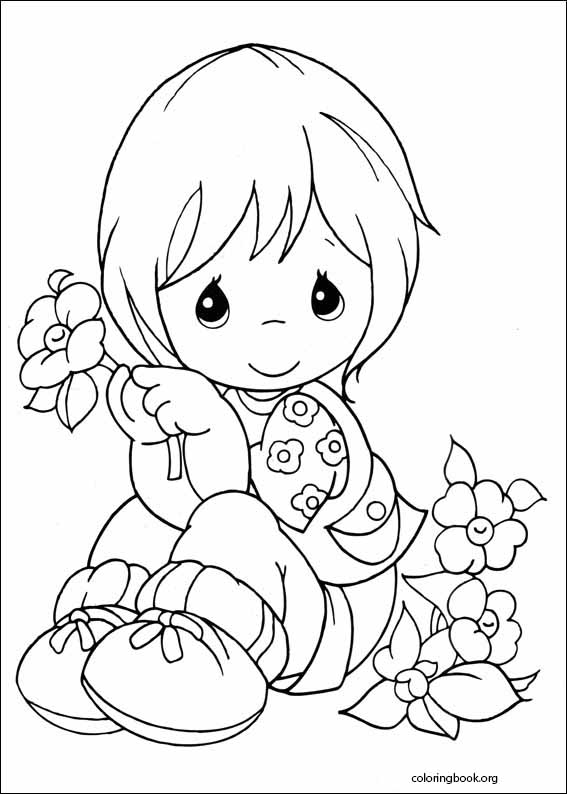 Precious Moments coloring page (072)