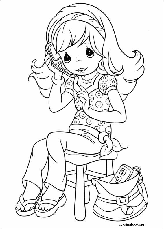 Precious Moments coloring page (074)
