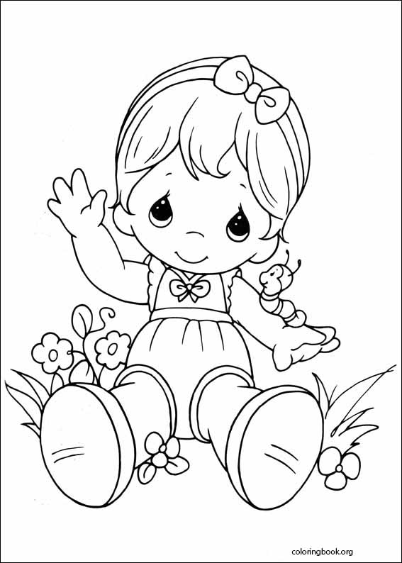 Precious Moments coloring page (077)