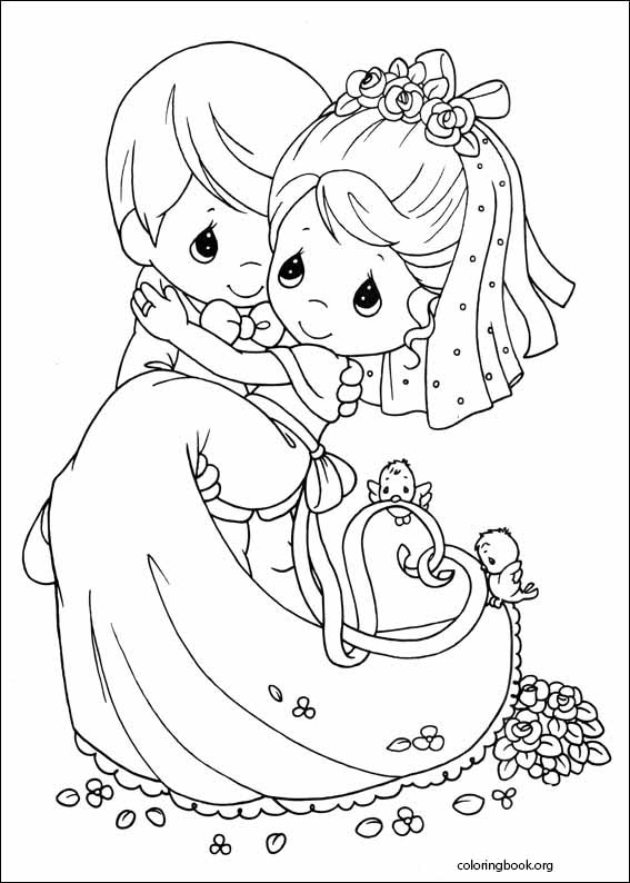 Precious Moments coloring page (080)