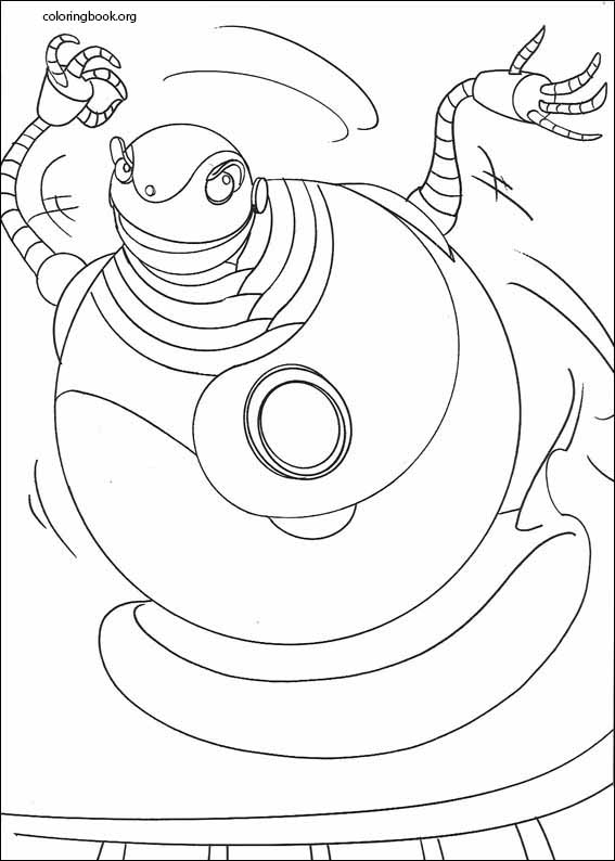 Robots coloring page (006)