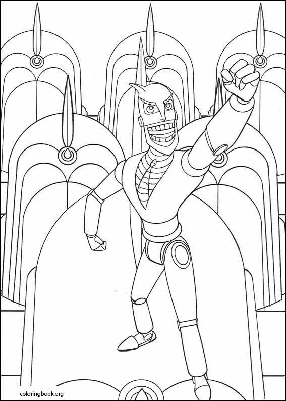Robots coloring page (007)