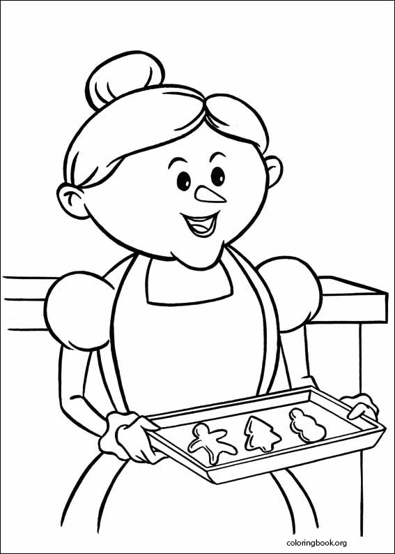 Rudolph The Red-Nosed Reindeer coloring page (004)