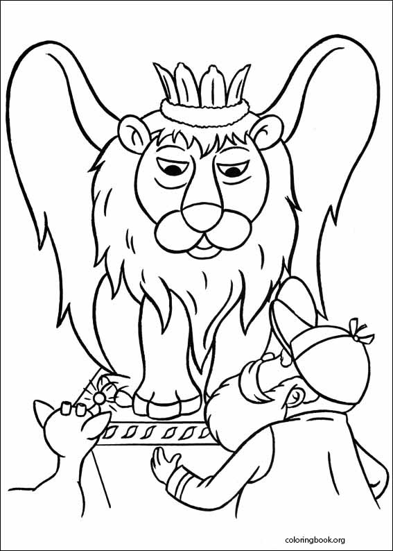 Rudolph The Red-Nosed Reindeer coloring page (007)