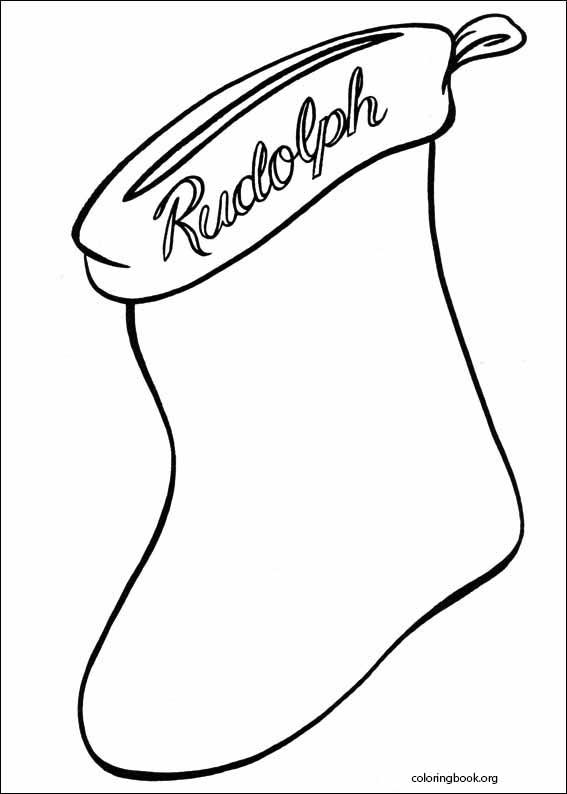 Rudolph The Red-Nosed Reindeer coloring page (015)