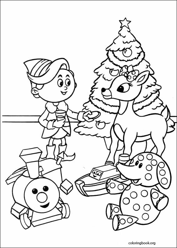 Rudolph The Red-Nosed Reindeer coloring page (020)