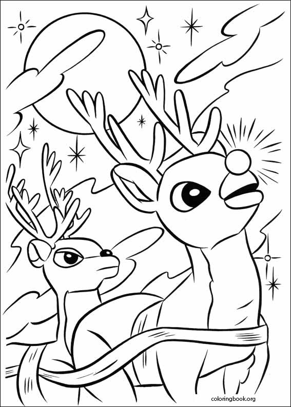 Rudolph The Red-Nosed Reindeer coloring page (022)
