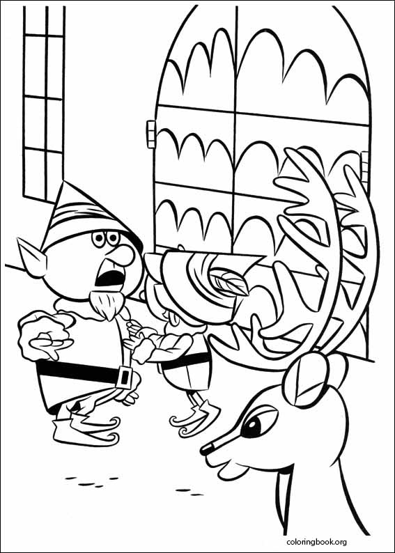 Rudolph The Red-Nosed Reindeer coloring page (023)
