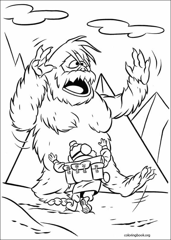 Rudolph The Red-Nosed Reindeer coloring page (024)