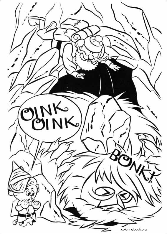 Rudolph The Red-Nosed Reindeer coloring page (025)