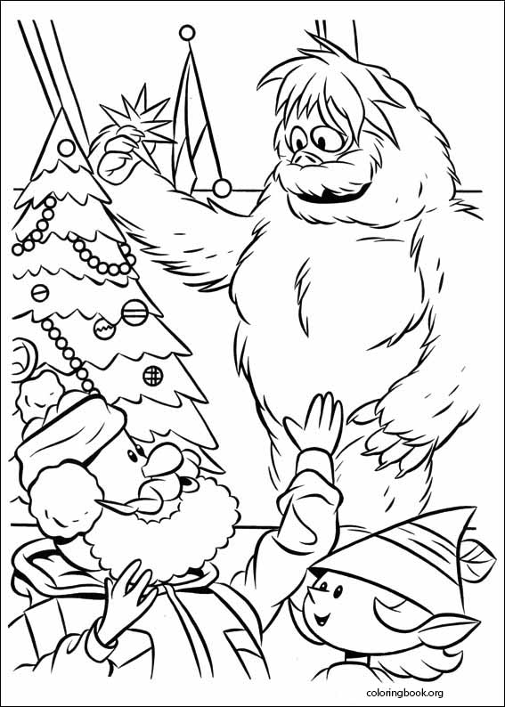 Rudolph The Red-Nosed Reindeer coloring page (026)