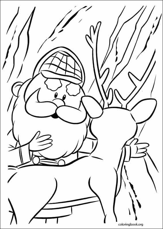 Rudolph The Red-Nosed Reindeer coloring page (030)