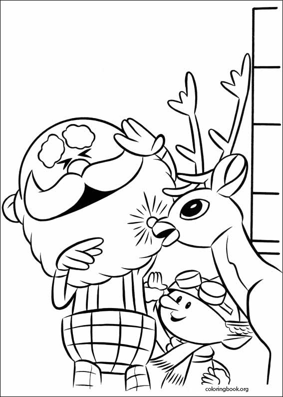 Rudolph The Red-Nosed Reindeer coloring page (033)