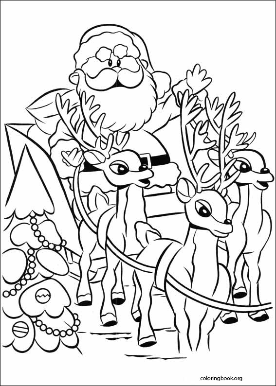 Rudolph The Red-Nosed Reindeer coloring page (037)