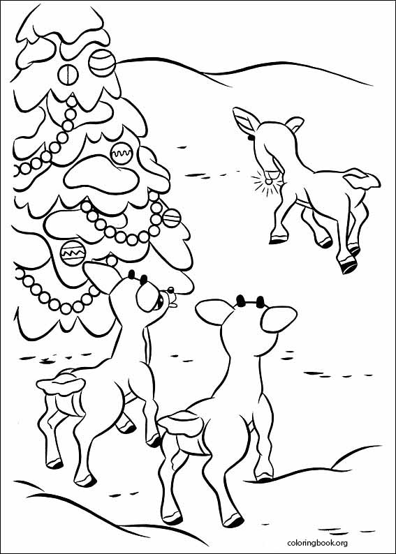 Rudolph The Red-Nosed Reindeer coloring page (039)