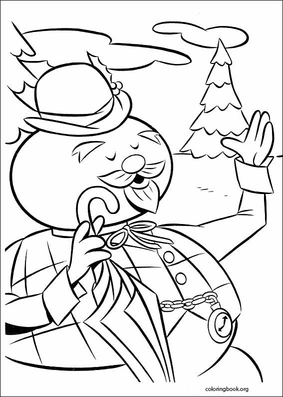 Rudolph The Red-Nosed Reindeer coloring page (048)