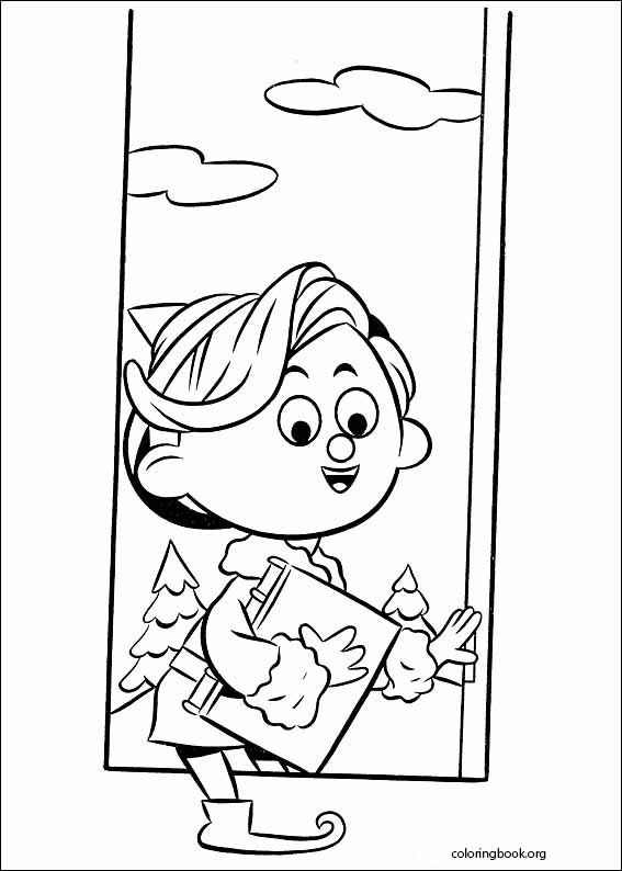Rudolph The Red-Nosed Reindeer coloring page (049)