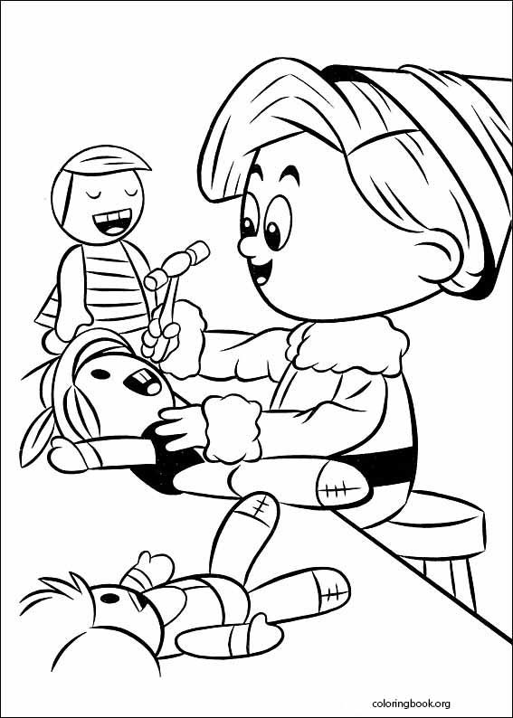 Rudolph The Red-Nosed Reindeer coloring page (050)