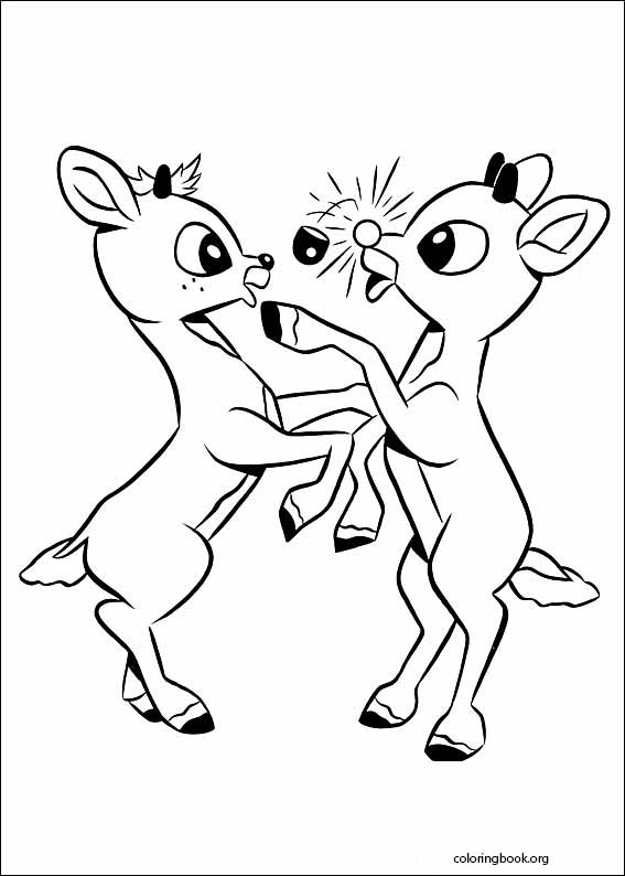 Rudolph The Red-Nosed Reindeer coloring page (052)