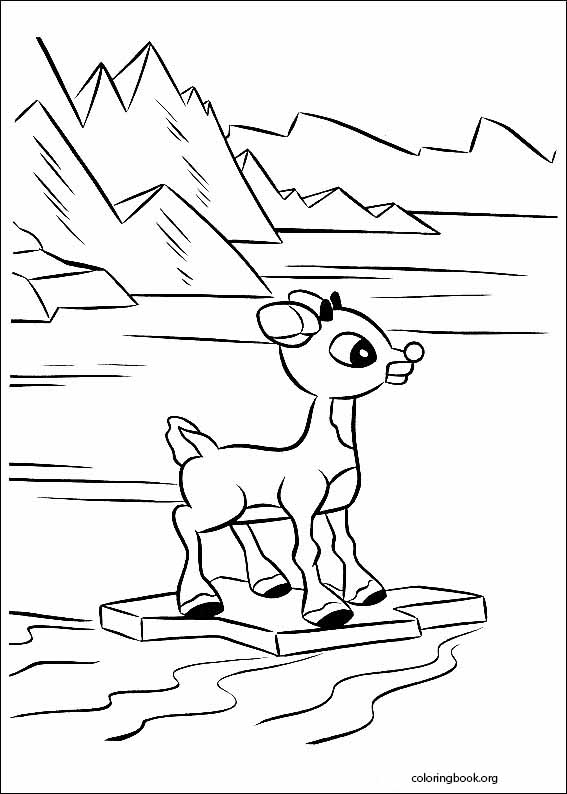 Rudolph The Red-Nosed Reindeer coloring page (056)